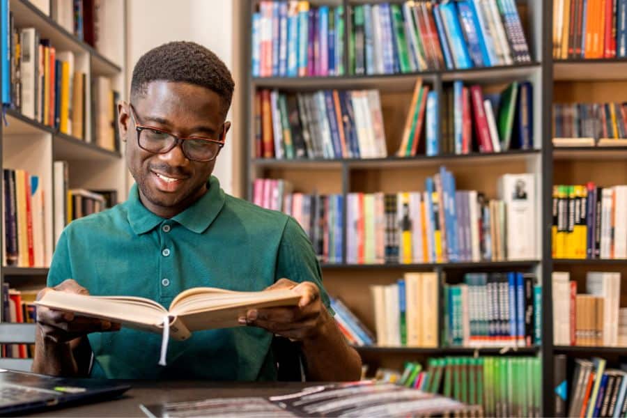 TVET Colleges Open for Applications Year-Round 23 student studying inside library of tvet college